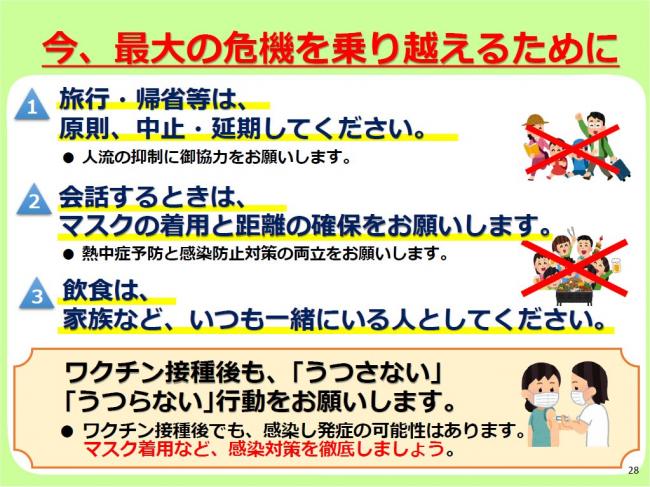 今、最大の危機を乗り越えるために